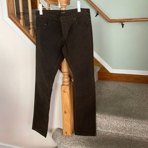 Brown velvet pants . Size 52